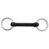 Rubber Covered Mouth Loose Ring Snaffle Bit