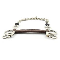 Jump'in Small Cheek Flat Leather Pelham Bit