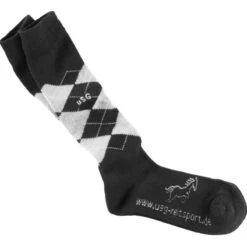 USG Karo Socks -Weatherbeeta Store KARO KL.USG Socks Blk.Grey Front