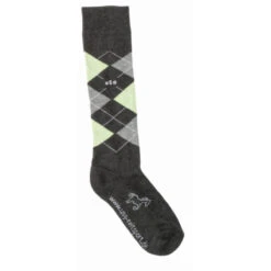 USG Karo Socks -Weatherbeeta Store KARO KL.USG Socks Dk.Grey .Lt .Grey .Mint Front