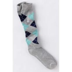 USG Karo Socks -Weatherbeeta Store KARO KL.USG Socks Grey.Mint .Nvy Front