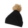 Kerrits Kable Knit Pom Hat -Weatherbeeta Store KableKnitPomHat 30452 Black