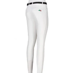Equiline JhoanK Boy's Knee Patch Breeches 15 Equiline JhoanK Boy's Knee Patch Breeches -Weatherbeeta Store N03018 EQline Jhoank White Back