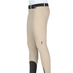Equiline GrantK Men's B-Move Knee Grip Breeches 13 Equiline GrantK Men's B-Move Knee Grip Breeches -Weatherbeeta Store N08479 EQline GrentK Beige Side