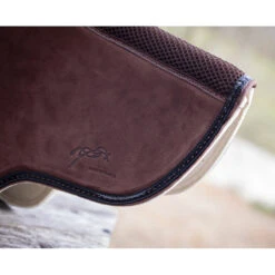 Penelope Combo Half Pad -Weatherbeeta Store P190 French.EQ Penelope Combo.Half .Pad Logo.Detail Havana