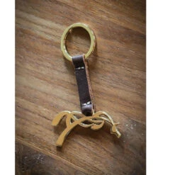 Penelope Tibou Key Chain -Weatherbeeta Store Penelope Key.Chain Havana.Gold