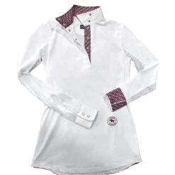 Essex Classics Ladies "Owls" Talent Yarn Wrap Collar Long Sleeve Show Shirt 18 Essex Classics Ladies "Owls" Talent Yarn Wrap Collar Long Sleeve Show Shirt -Weatherbeeta Store SRL44 W2 02