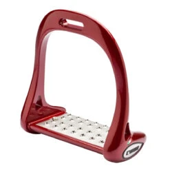 Lorenzini Original Aluminum/Titanium Stirrups -Weatherbeeta Store ST065 red 2