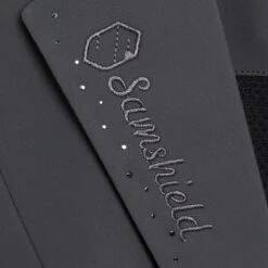 Samshield Women's Victorine Crystal Rain Show Jacket -Weatherbeeta Store Samshield Victorine.Crystal.Rain .Show .Coat Anthracite Logo