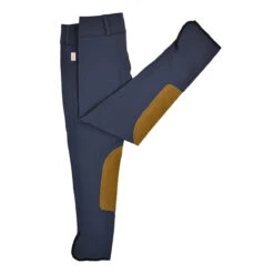 Tailored Sportsman Vintage Mid Rise Front Zip Breeches -Weatherbeeta Store T.Sports 1963 French.Blue Tan 3