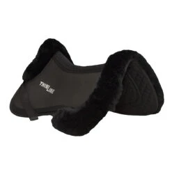 ThinLine Trifecta Half Pad With Sheepskin Rolls -Weatherbeeta Store ThinLine Trifecta black 23365.1587493857.1280.1280