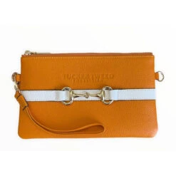 Tucker Tweed Equestrian Wellington Wristlet -Weatherbeeta Store Tucker.Tweed Wellington.Marigold.White