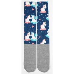 USG Happy Print Soft Socks -Weatherbeeta Store US3000 KL.USG Happy.Print .Socks Pegasus.Unicorn Front