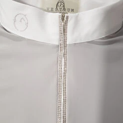 Vestrum Women's Manarola Short Sleeve Show Shirt 17 Vestrum Women's Manarola Short Sleeve Show Shirt -Weatherbeeta Store Vestrum Manarola.SS .Show .Shirt Light.Grey Zipper