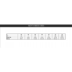 Vestrum Men's San Diego Knee Patch Breeches -Weatherbeeta Store Vestrum Mens.Breeches Size.Guide 117b8085 39aa 4258 abdd e147e4317a4d