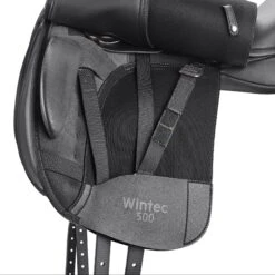 Wintec 500 Dressage Saddle -Weatherbeeta Store W 500Dressage GirthingSystem Blk