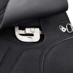 Wintec Isabell Dressage Saddle With HART -Weatherbeeta Store W Isabell AdjustableStirrupBar Blk