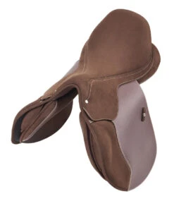 Wintec Pro Jump RearFB Saddle With HART -Weatherbeeta Store W ProJump Topdown Brn