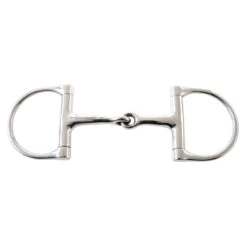 Weatherbeeta Korsteel Stainless Steel Jointed Dee Ring Snaffle Bit