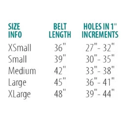 Perri's Padded Leather Belt -Weatherbeeta Store belt size chart 00294.1588165726.1280.1280