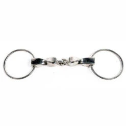 Metalab Twisted Mouth Loose Ring Snaffle Bit