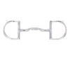 Myler 3 3/8" Medium Dee With Hooks With Low Port Comfort Snaffle MB 04 -Weatherbeeta Store bit 06087.1584130585.1280.1280