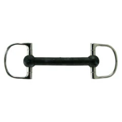 Coronet Rubber Mullen Mouth Dee Ring Bit