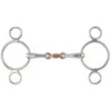 Shires Two Ring Copper Lozenge Gag Bit -Weatherbeeta Store bit 14331.1590599964.1280.1280