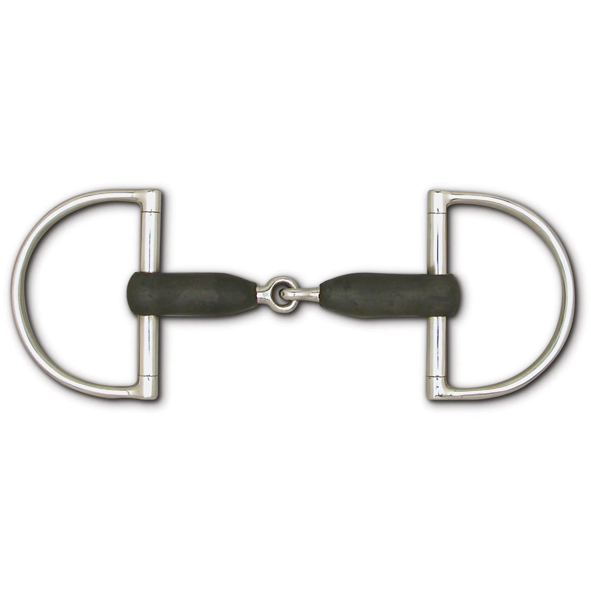 Toklat Hard Rubber Snaffle Hunt Dee Bit 3 Toklat Hard Rubber Snaffle Hunt Dee Bit