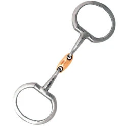 Weatherbeeta JP Korsteel Stainless Steel Copper Oval Link Eggbutt Snaffle Bit