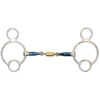 Shires Blue Sweet Iron Universal With Roller Link Bit -Weatherbeeta Store bit 43304.1590596139.1280.1280