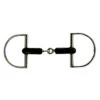 Coronet Hunter Dee Ring With Rubber Mouth Snaffle Bit -Weatherbeeta Store bit 48330.1582909213.1280.1280