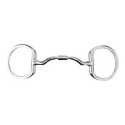 Toklat Myler Eggbutt Without Hooks With Wide Ported Barrel Snaffle MB 33WL