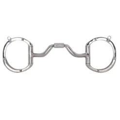 Toklat Myler Eggbutt With Hooks With Stainless Steel Ported Barrel Bit MB 33