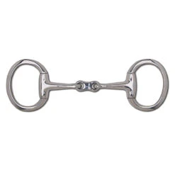 Toklat 16 Mm Stainless Steel French Link Snaffle Eggbutt Bit