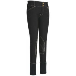 Equine Couture Children's Sportif Natasha Knee Patch Breeches -Weatherbeeta Store black 16891.1588624776.1280.1280