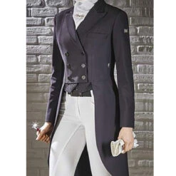 Equiline Women's Marilyn Dressage Tail Coat In X-Cool Evo -Weatherbeeta Store black 91106.1583545753.1280.1280