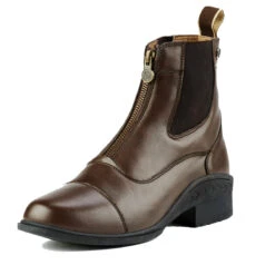 Ovation Quantum Ladies Zip Paddock Boot -Weatherbeeta Store brown front 79527.1588875908.1280.1280