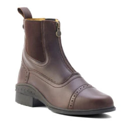 Ovation Tuscany Ladies Zip Paddock Boot -Weatherbeeta Store brown front correct 75259.1588874563.1280.1280