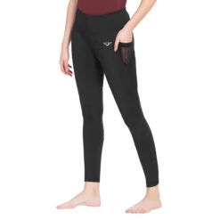 TuffRider Ladies Minerva EquiCool Tights -Weatherbeeta Store charcoal4 27473.1587158187.1280.1280