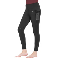 TuffRider Ladies Minerva EquiCool Tights -Weatherbeeta Store charcoal 92568.1587158186.1280.1280