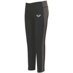 TuffRider Children's Ventilated Schooling Tights -Weatherbeeta Store charcoal black 22501.1583525672.1280.1280