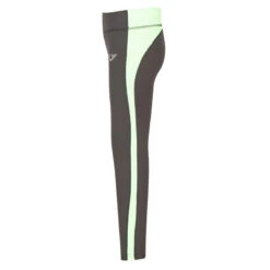 TuffRider Children's Ventilated Schooling Tights -Weatherbeeta Store charcoal neon GREEN3 75805.1583525667.1280.1280