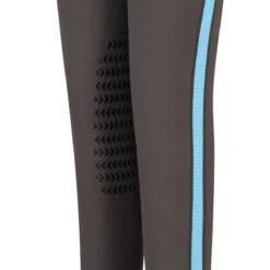 TuffRider Children's Ventilated Schooling Tights -Weatherbeeta Store charcoal neonblue5 58792.1583525668.1280.1280