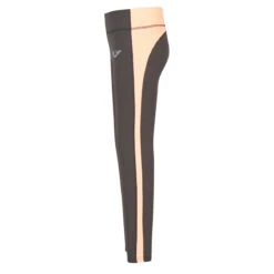 TuffRider Children's Ventilated Schooling Tights -Weatherbeeta Store charcoal neonpeach3 47808.1583525669.1280.1280