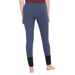 TuffRider Ladies Starter Lowrise Pull On Knee Patch Breeches -Weatherbeeta Store denim3 49025.1583511667.1280.1280