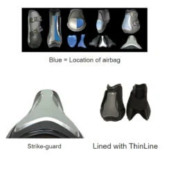 ThinLine Flexible Filly Lightweight Breathable Air Shock Ankle Horse Boots -Weatherbeeta Store filly.features