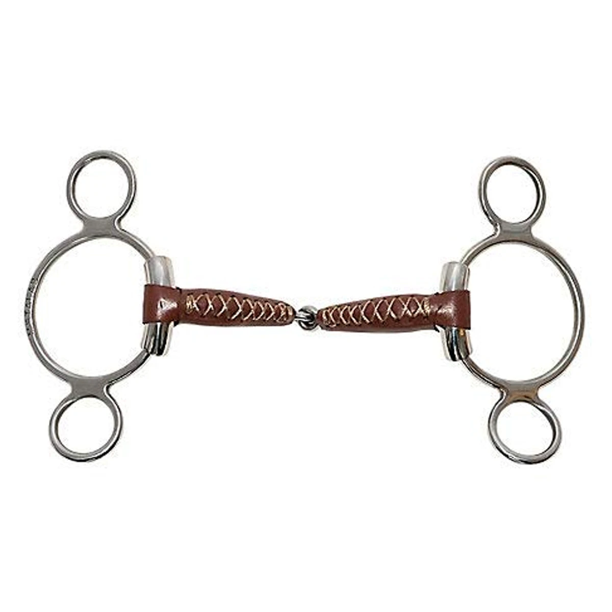 Metalab Leather Continental Gag Pinchless Bit 3 Metalab Leather Continental Gag Pinchless Bit