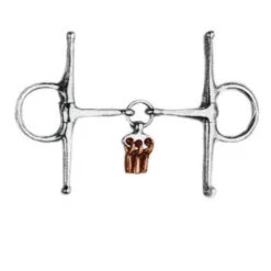 Weatherbeeta Korsteel Stainless Steel Copper Keys Full Cheek Training Snaffle Bit