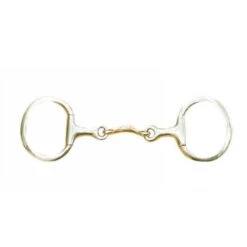 Centaur Stainless Steel Quarter Moon Eggbutt Bit